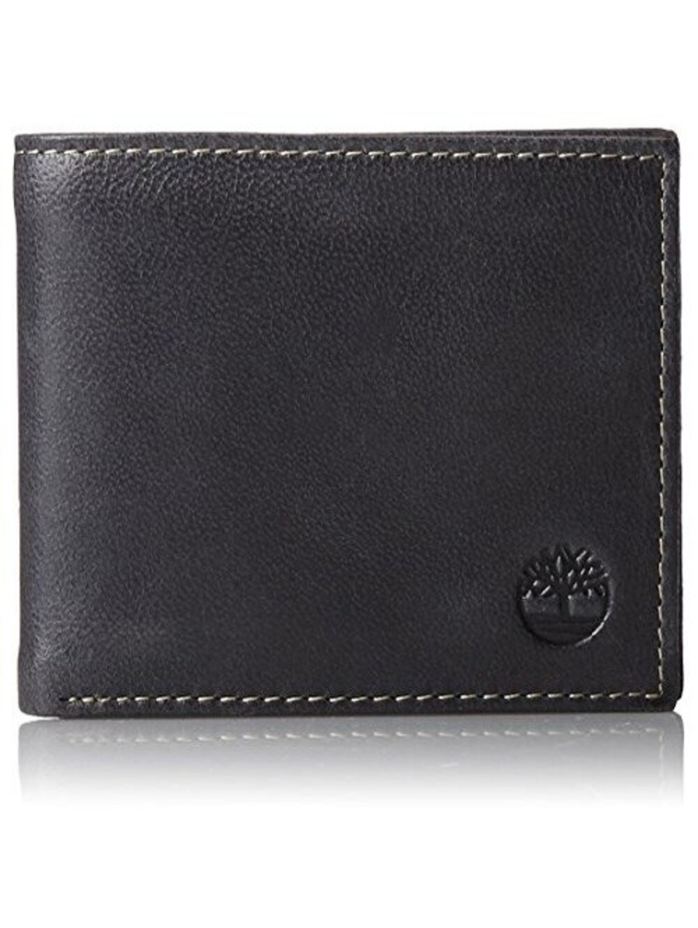 Timberland Mens Cloudy Passcase Leather Wallet Black